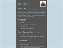 Tablet Screenshot of koraktor.de